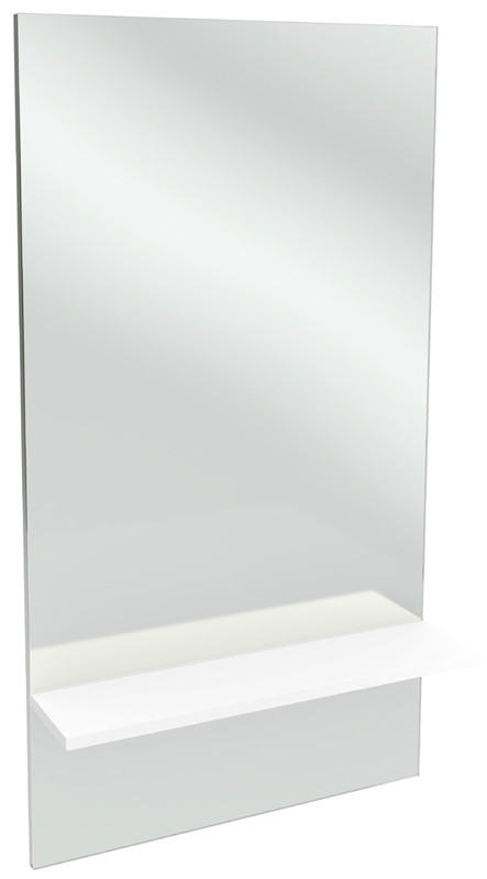 Зеркало с полкой белый 59*107,2 см Jacob Delafon Struktura EB1212-N18