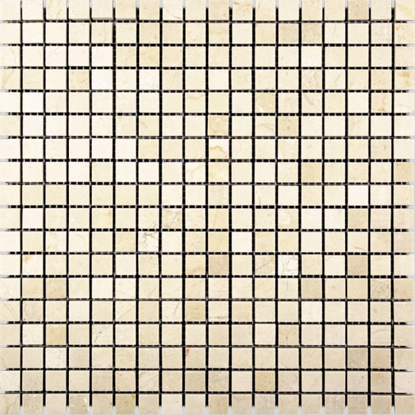 Мозаика Natural i-Tile 4M025-15P (Crema Marfil) Мрамор бежевый, поверхность полированная 29,8x29,8