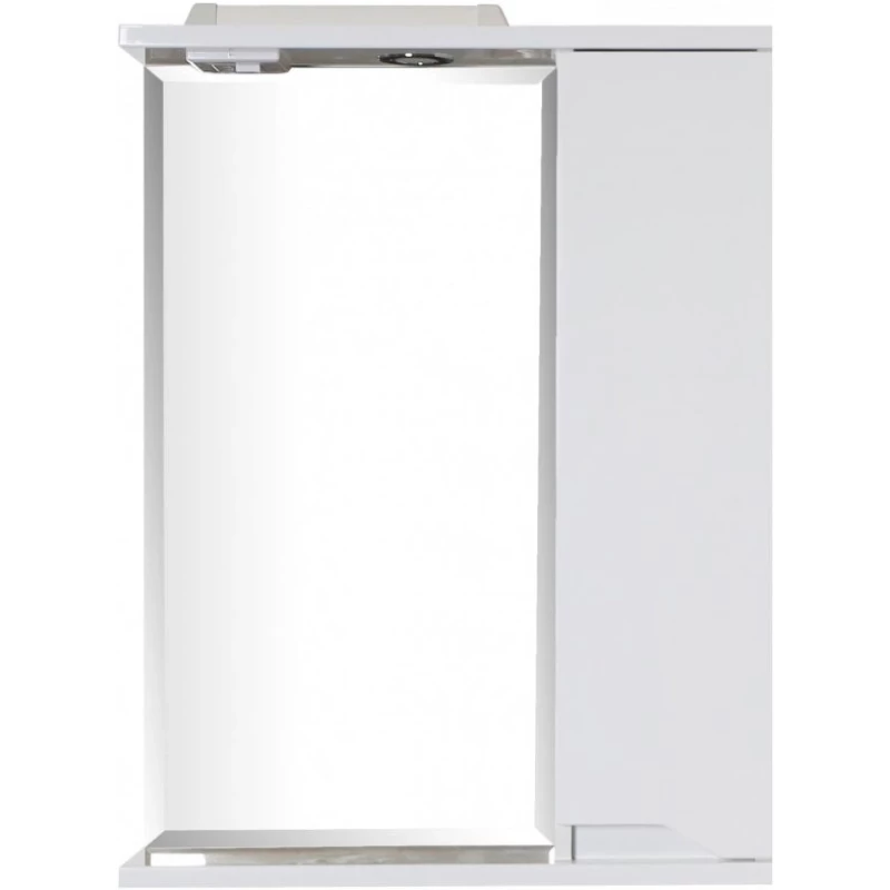 Зеркальный шкаф 60x75 см белый R ASB-Mebel Бари