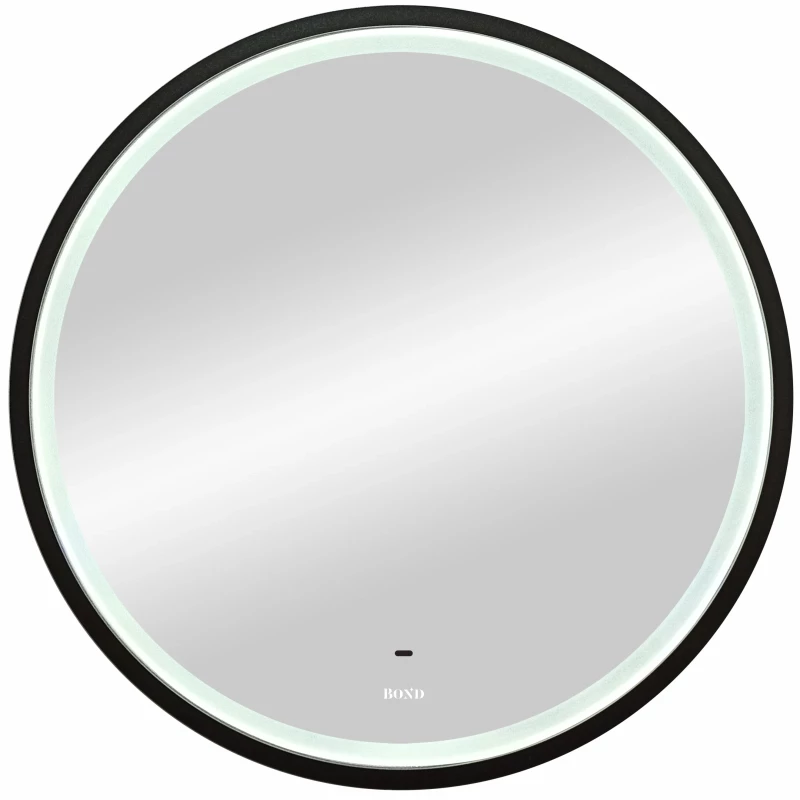 Зеркало 60x60 см черный Bond Circle M60ZE-6060