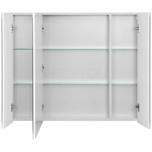 Изображение товара зеркальный шкаф 100x81 см белый глянец акватон нортон 1a249302nt010
