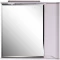 Зеркальный шкаф 80x75 см белый R ASB-Mebel Бари - 1