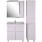 Зеркальный шкаф 80x75 см белый R ASB-Mebel Бари - 5