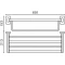 Полка для полотенец 60 см Art&Max Gotico AM-E-4822AQ - 2