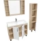 Комплект мебели дуб сонома/белый матовый 101,2 см Grossman Флай 101001 + 30513 + 201001 - 2