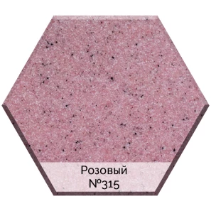 Изображение товара кухонная мойка aquagranitex розовый m-70(315)