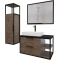 Комплект мебели дуб веллингтон/черный 90 см Grossman Лофт 109001 + GR-3031 + 209001 - 2