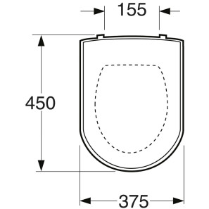 Изображение товара сиденье для унитаза с микролифтом gustavsberg artic 9m16s101