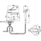 Смеситель для раковины с гигиеническим душем D&K Rhein.Lessing DA1322601 - 6