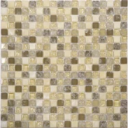 Стеклянная плитка мозаика No-194 стекло камень(1,5*1,5*8) 30,5*30,5