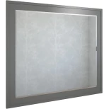 Изображение товара зеркало 95x85 см серый матовый sanflor модена c02731