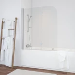 Изображение товара шторка для ванны 120 см vegas glass e2v 120 07 01 l прозрачное