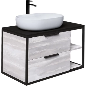 Изображение товара комплект мебели шанико/черный 90 см grossman лофт 109002 + gr-3015 + 209001