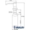Дозатор для жидкого мыла 350 мл Oulin OL-401 D хром - 2