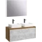 Комплект мебели дуб балтийский/бетон светлый 120 см Aqwella 5 Stars Mobi MOB0112DB + MOB0712BS + 4640021064269 + 4640021064269 + SM0210 - 1