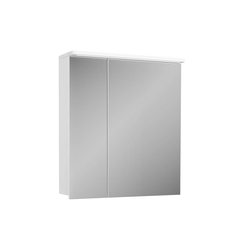 Зеркальный шкаф 60x72,2 см белый Diborg Katarine 77.4103
