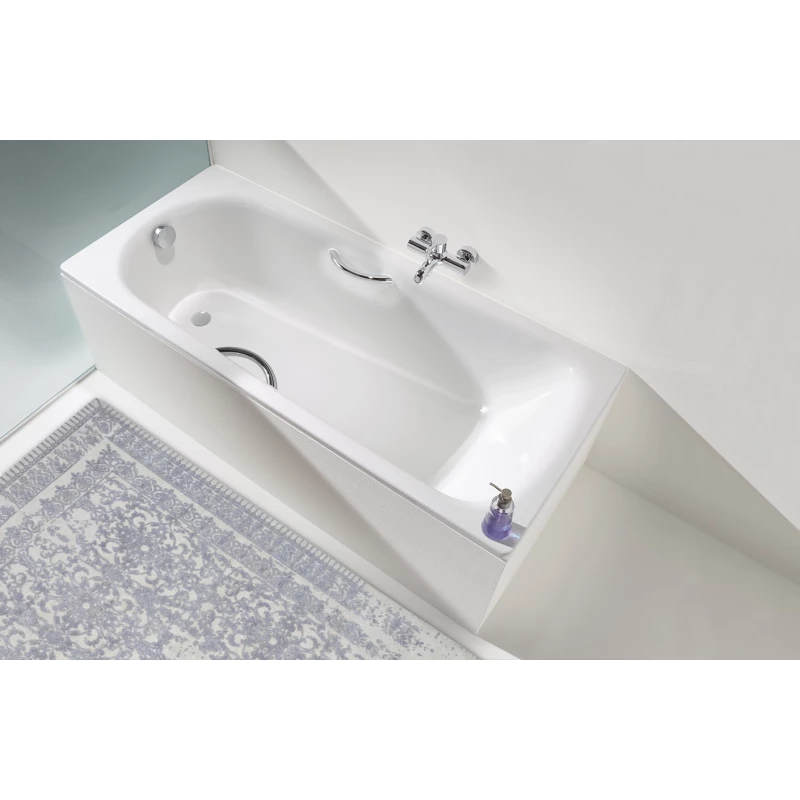 Стальная ванна 160x75 см Kaldewei Saniform Plus Star 333 с покрытием Anti-Slip и Easy-Clean