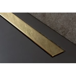 Изображение товара душевой канал 450 мм 2 в 1 с основой под плитку pestan confluo frameless gold line 13701220
