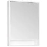 Изображение товара зеркальный шкаф 60x85 см белый глянец акватон капри 1a230302kp010