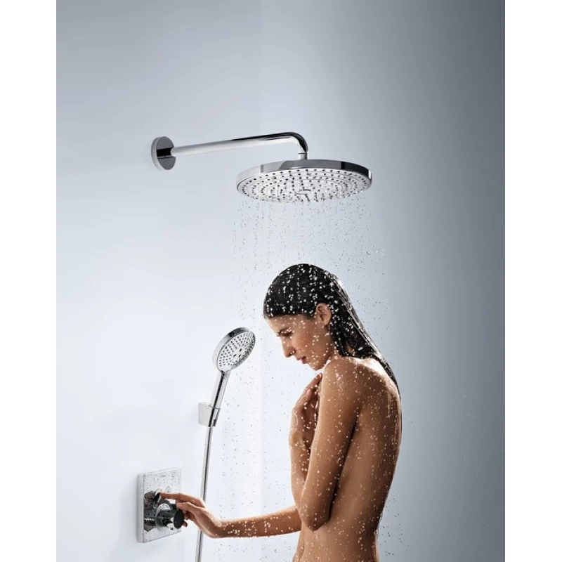 Верхний душ с держателем Hansgrohe Raindance Select S 2jet  27378000