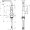Смеситель для раковины с донным клапаном push-open Hansgrohe Metris S 31161000 - 2