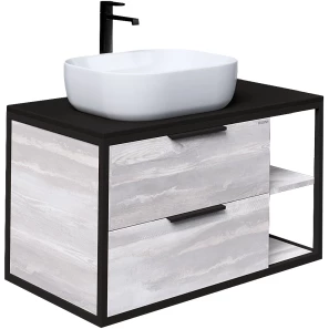 Изображение товара комплект мебели шанико/черный 90 см grossman лофт 109002 + gr-3020 + 209001