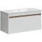 Комплект мебели белый глянец 101 см Sancos Smart SM100W + CN7003 + CI1000 - 4