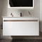 Комплект мебели белый глянец 101 см Sancos Smart SM100W + CN7003 + CI1000 - 2
