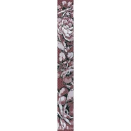 Бордюр Нефрит-Керамика Аллегро бордовый