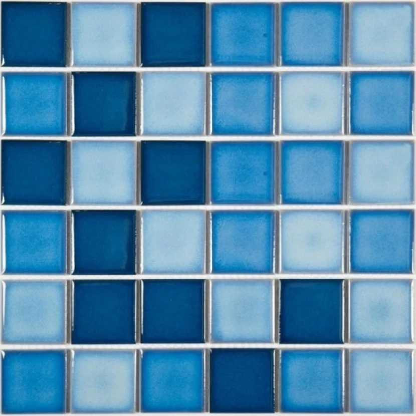 Керамическая плитка мозаика PW4848-02 керамика глянцевая (4,8*4,8*5) 30,6*30,6