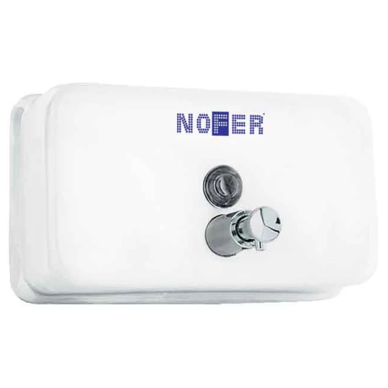 Диспенсер для мыла 1200 мл белый Nofer Inox 03002.W