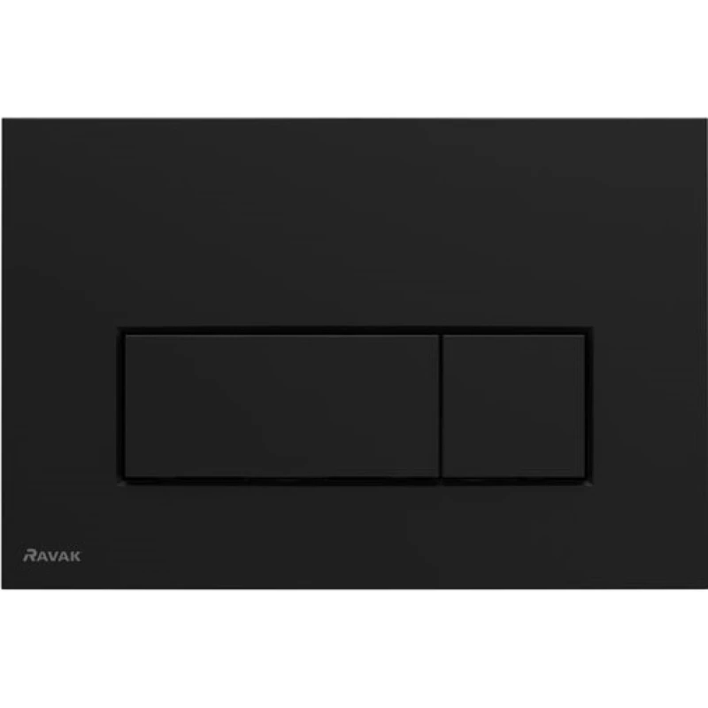 Смывная клавиша черный матовый Ravak Uni Slim X01744