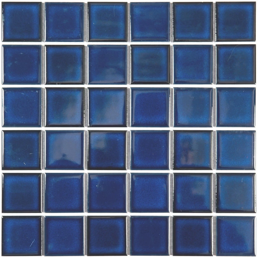 Керамическая плитка мозаика PW4848-14 керамика глянцевая (4,8*4,8*8) 30,6*30,6
