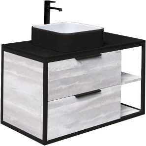 Изображение товара комплект мебели шанико/черный 90 см grossman лофт 109002 + gr-4042bw + 209001
