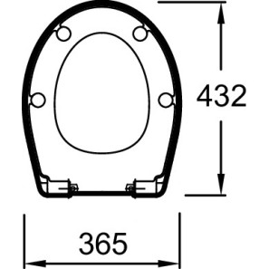 Изображение товара сиденье для унитаза jacob delafon brive e4357g-00