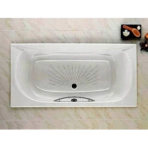 Изображение товара испанская чугунная ванна 170x85 см с противоскользящим покрытием roca akira set/2325g000r/526804010/150412330