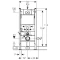 Комплект подвесной унитаз Art&Max Bianchi AM9311CHR/SC + система инсталляции Geberit 458.124.21.1 - 5