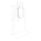 Зеркальный шкаф 50x90 см белый глянец R Акватон Оливия 1A254502OL010 - 5