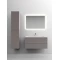 Комплект мебели серый матовый 101 см Sancos Snob T SNT100SM + CN7013 + CI1000 - 1