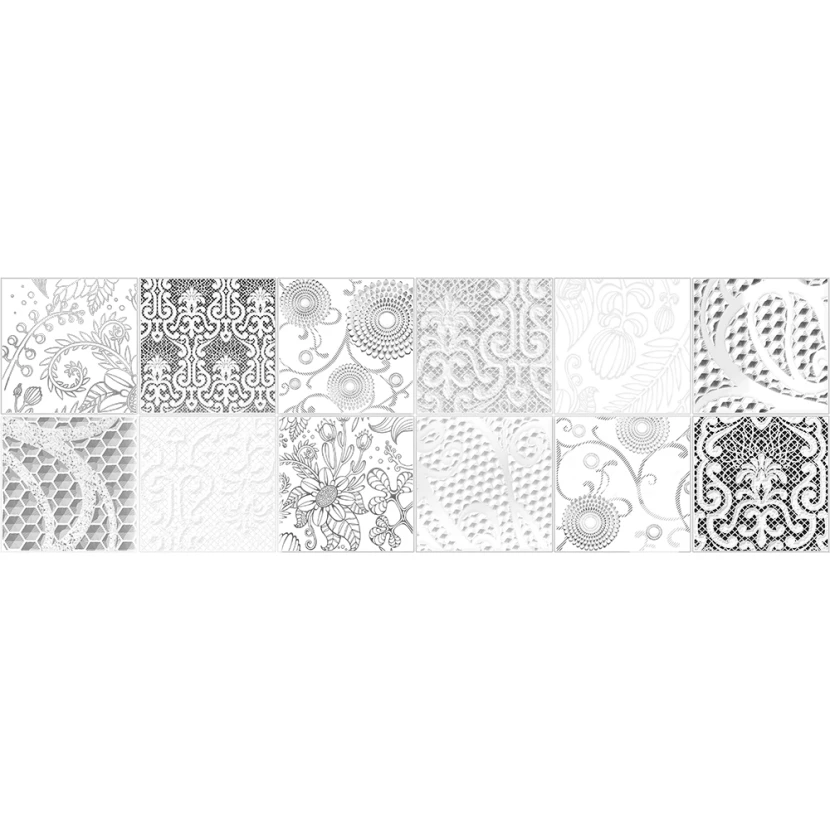 Декор Cersanit Manhattan серый MA2S091 19,8X59,8