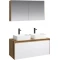 Комплект мебели дуб балтийский/белый глянец 120 см Aqwella 5 Stars Mobi MOB0112DB + MOB0712W + 641945 + 641945 + MOB0412 + MOB0717DB - 1