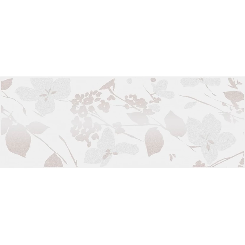 Керамическая плитка Kerama Marazzi Декор Вилланелла Цветы белый 15x40 MLD\A67\15000