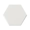 Плитка 21911 Hexagon Scale White 10,7x12,4
