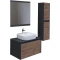 Комплект мебели дуб веллингтон/графит 70 см Grossman Смарт 107009 + GR-3028 + 207005 - 2