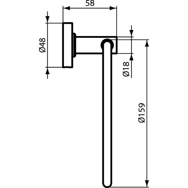 Кольцо для полотенец Ideal Standard IOM A9130XG