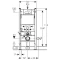Комплект подвесной унитаз Art&Max Bianchi AM9311CHR/SC + система инсталляции Geberit 458.125.11.1 - 5