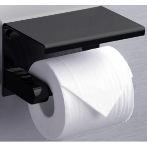 Изображение товара держатель туалетной бумаги rush edge ed77141black