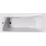 Изображение товара чугунная ванна 170x75 см с отверстиями для ручек goldman comfort cf17075h