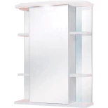 Изображение товара зеркальный шкаф 60x71,2 см белый глянец r onika глория 206008
