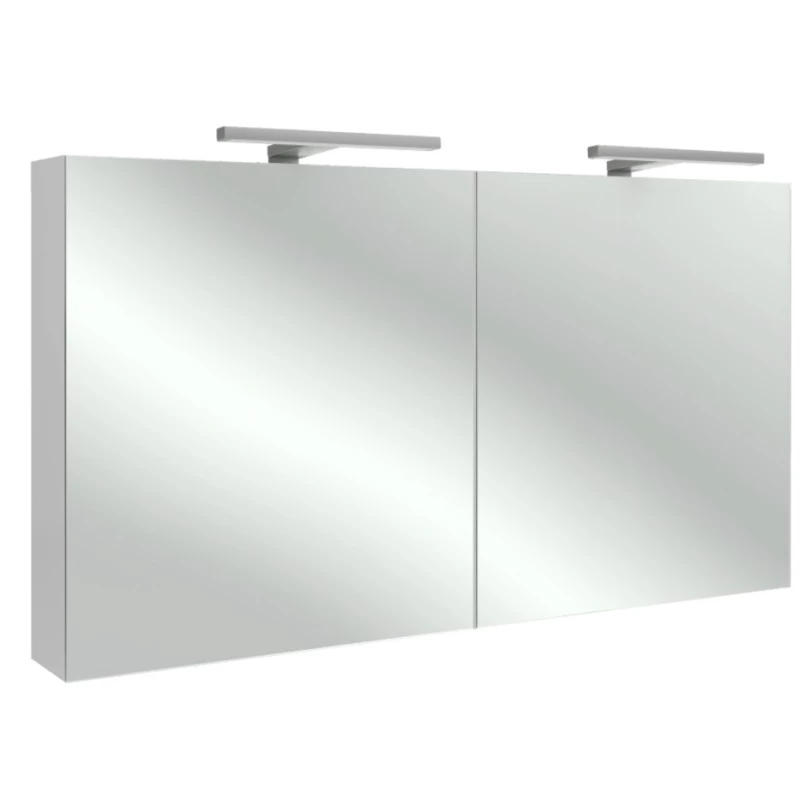 Зеркальный шкаф белый блестящий 120x65 см Jacob Delafon Odeon Up EB798RU-G1C